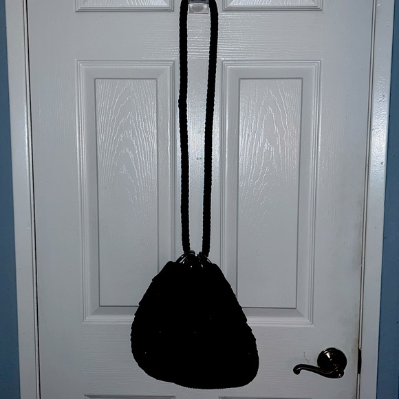 BEADED CROCHET VINTAGE BAG - Picture 5 of 11